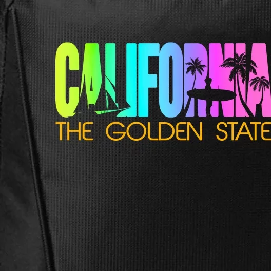 Tropical California The Golden State City Backpack