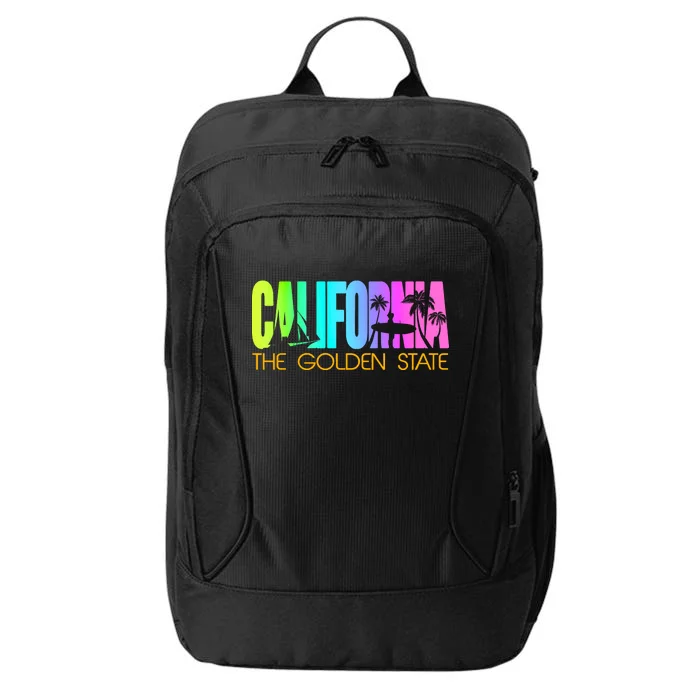 Tropical California The Golden State City Backpack