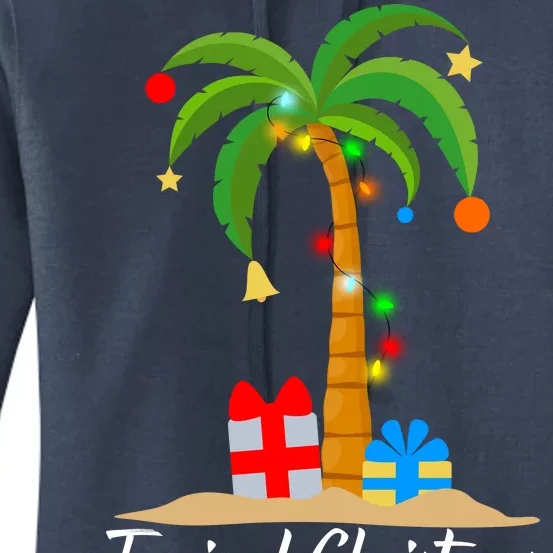 Tropical Christmas Women's Pullover Hoodie