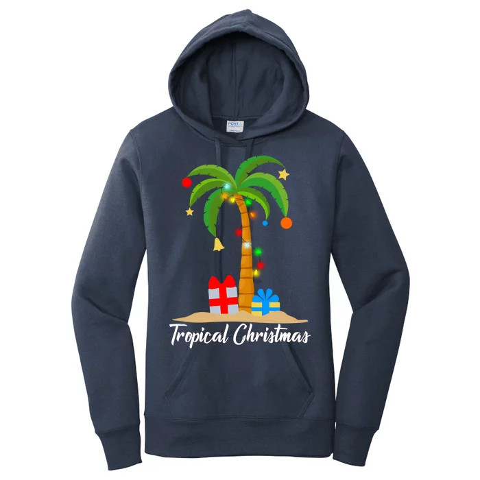 Tropical Christmas Women's Pullover Hoodie