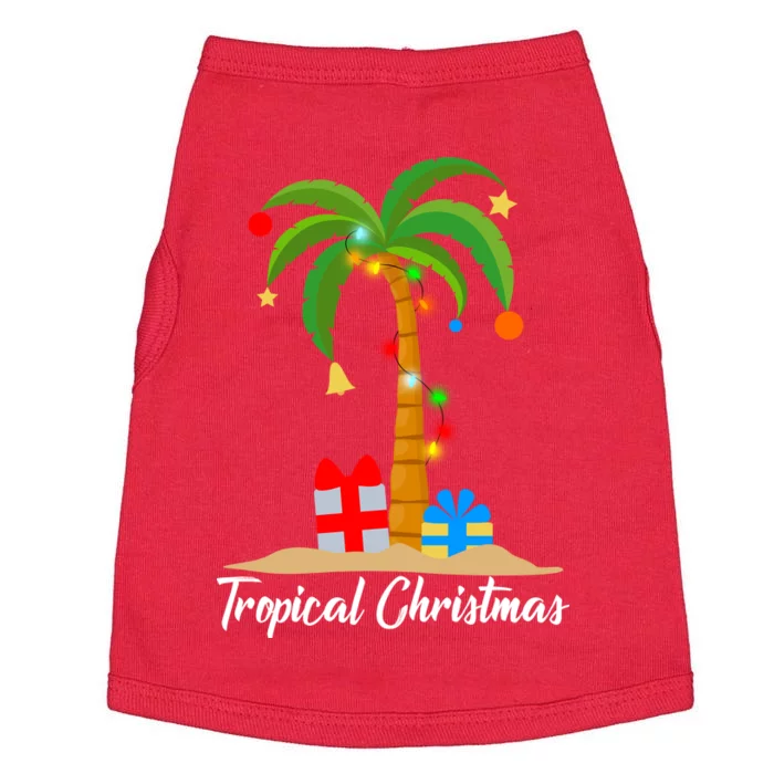 Tropical Christmas Doggie Tank