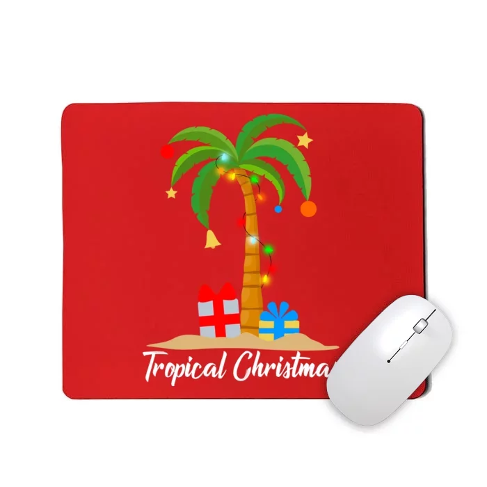 Tropical Christmas Mousepad