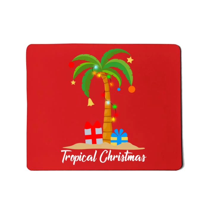 Tropical Christmas Mousepad