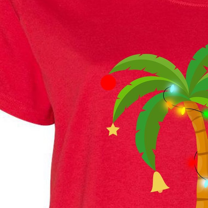 Tropical Christmas Women's Plus Size T-Shirt