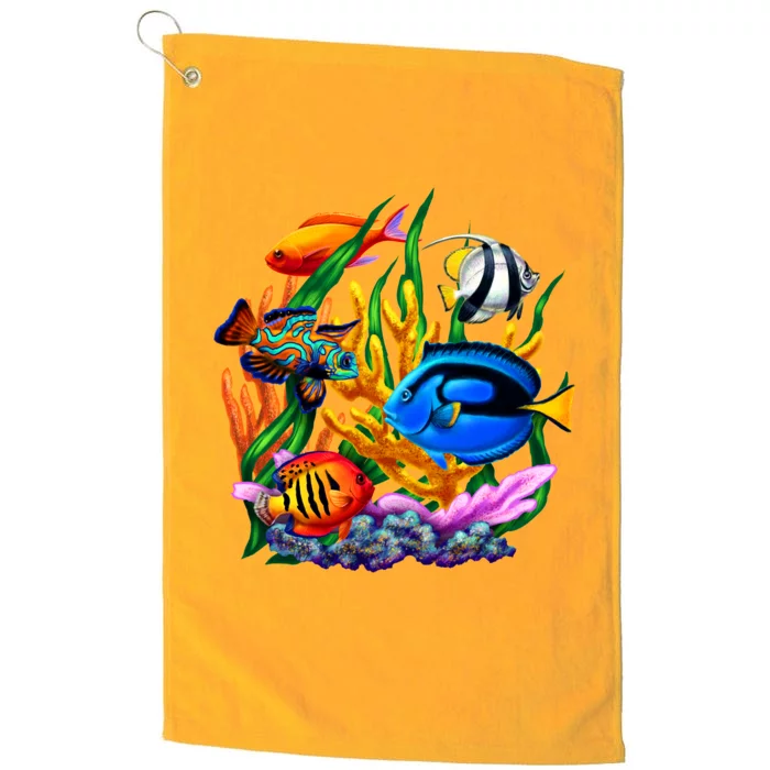 Tropical Fish Platinum Collection Golf Towel