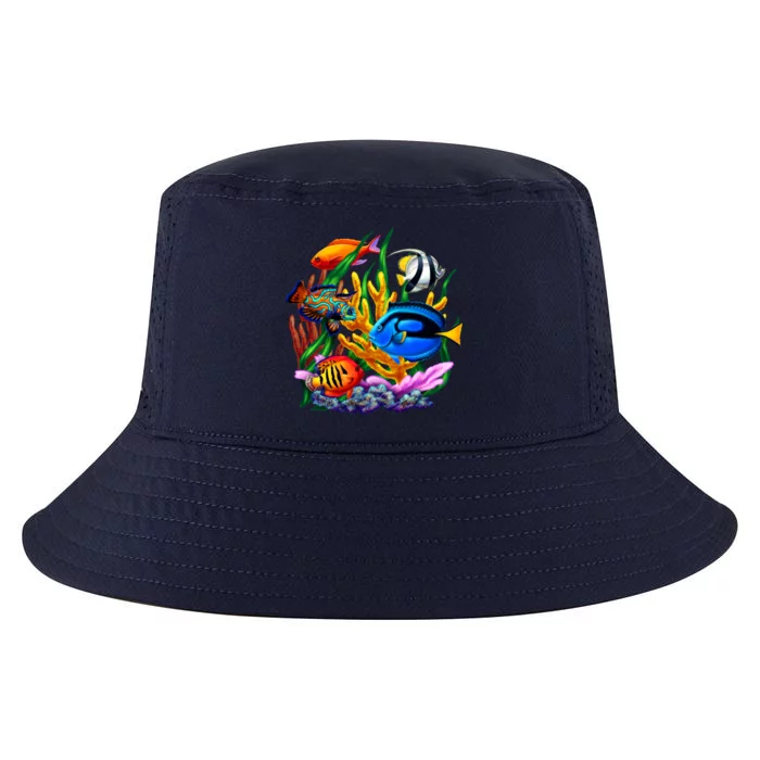 Tropical Fish Cool Comfort Performance Bucket Hat