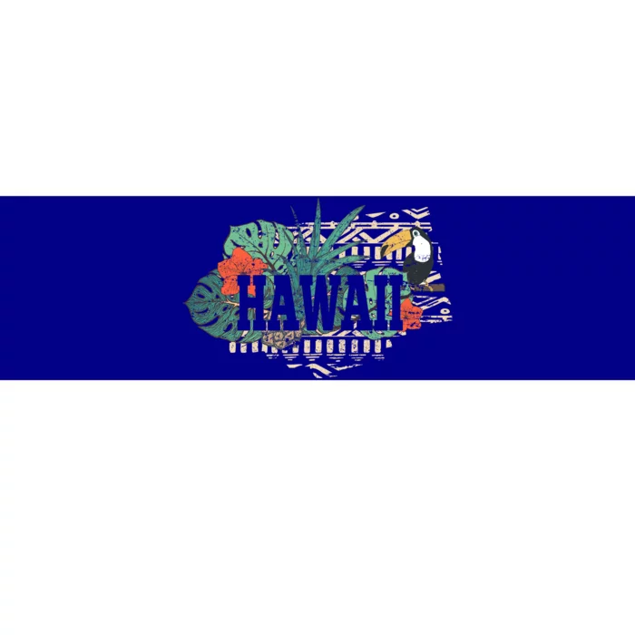 Tropical Paradise Classic Hawaii Bird Bumper Sticker