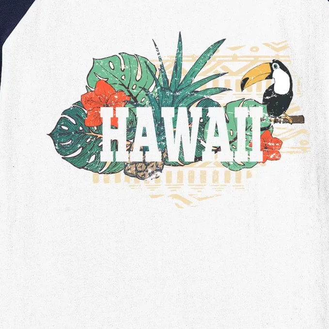 Tropical Paradise Classic Hawaii Bird Baseball Sleeve Shirt