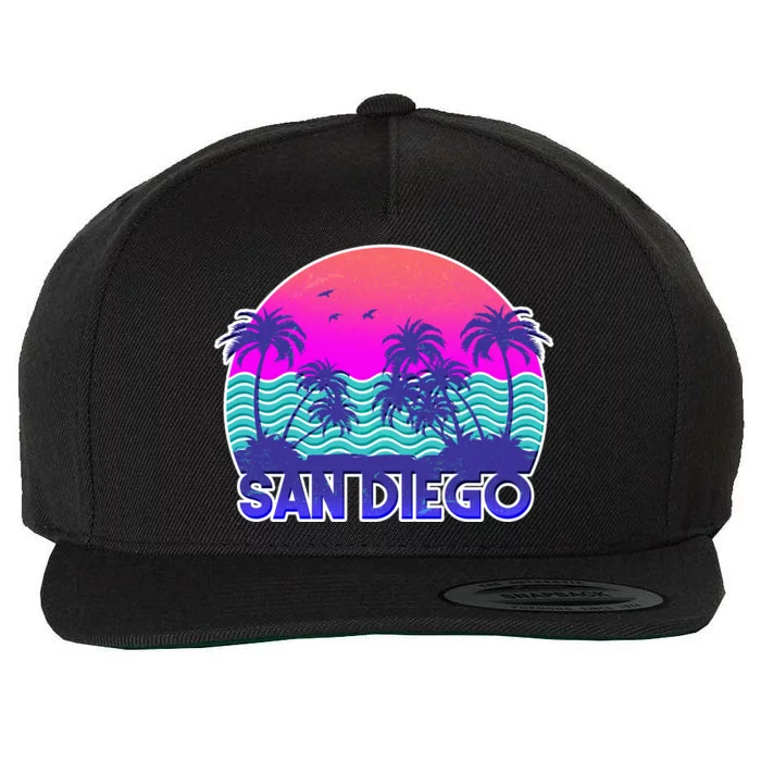 Tropical Retro San Diego Wool Snapback Cap