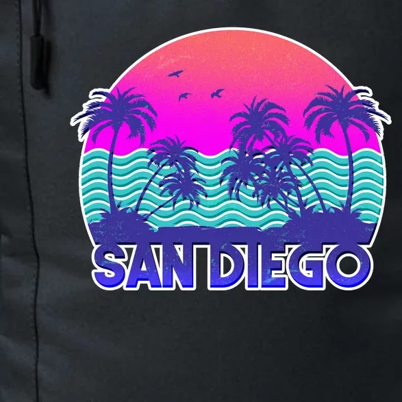 Tropical Retro San Diego Daily Commute Backpack