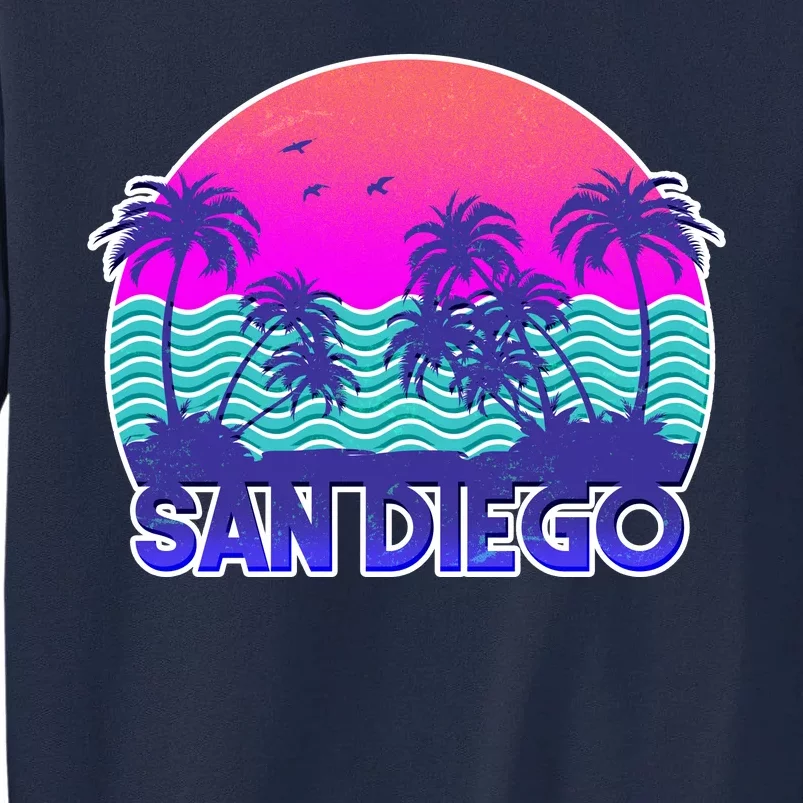 Tropical Retro San Diego Tall Sweatshirt