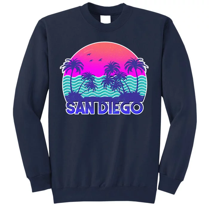 Tropical Retro San Diego Tall Sweatshirt