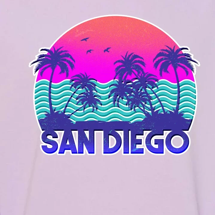 Tropical Retro San Diego Garment-Dyed Sweatshirt