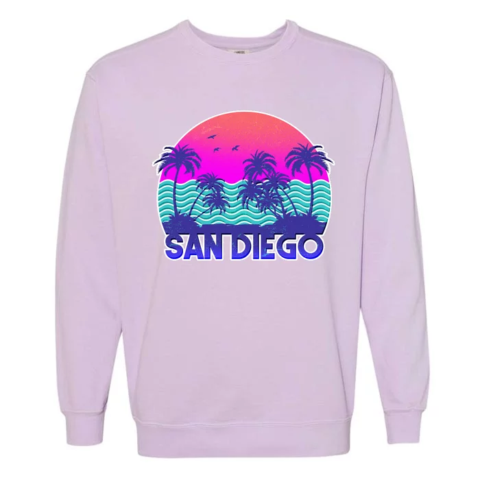 Tropical Retro San Diego Garment-Dyed Sweatshirt