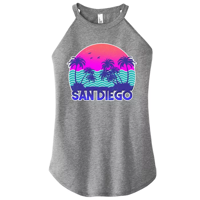 Tropical Retro San Diego Women’s Perfect Tri Rocker Tank