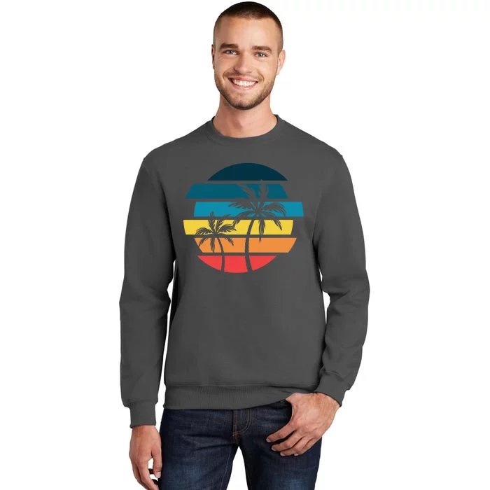 Tropical Retro Sun Tall Sweatshirt