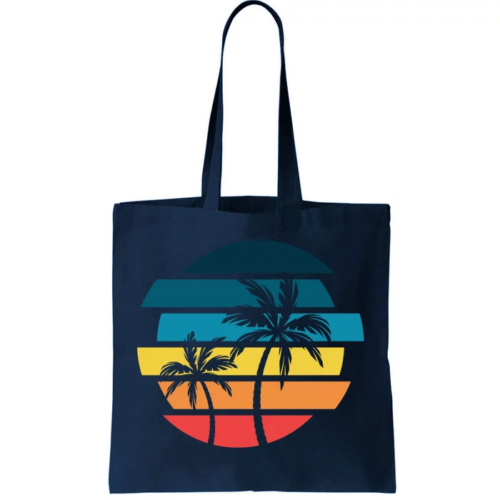 Tropical Retro Sun Tote Bag