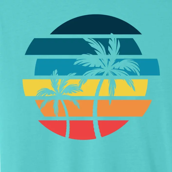 Tropical Retro Sun ChromaSoft Performance T-Shirt