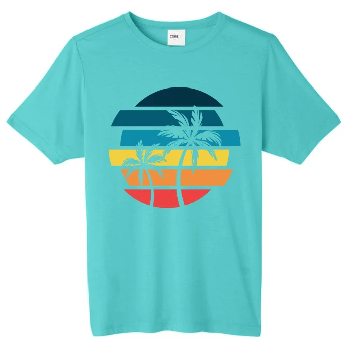 Tropical Retro Sun ChromaSoft Performance T-Shirt