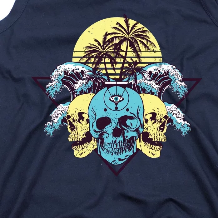 Tropical Skulls Tank Top