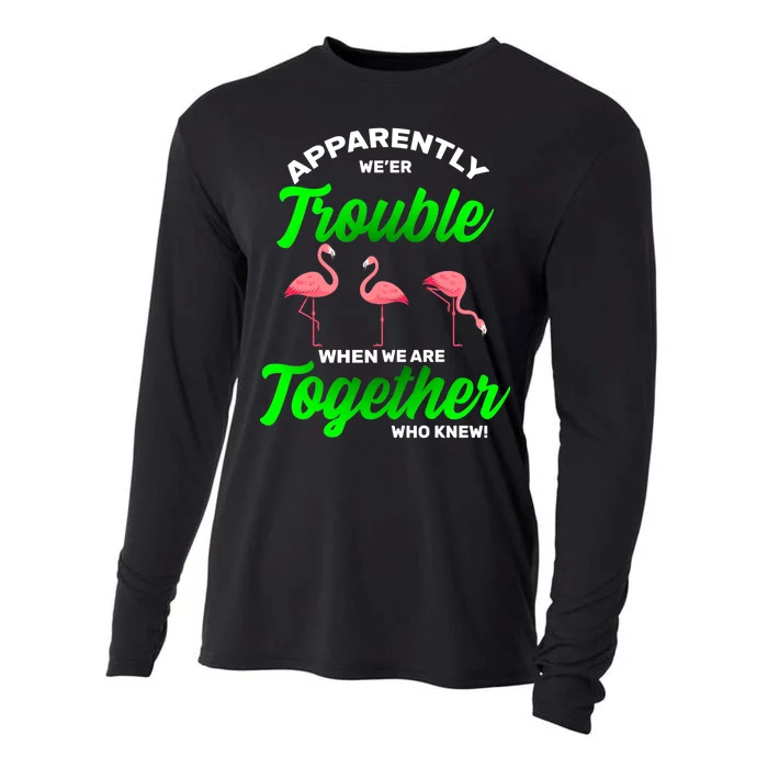 Trouble Flamingo When We Are Together Who Knew Cooling Performance Long Sleeve Crew