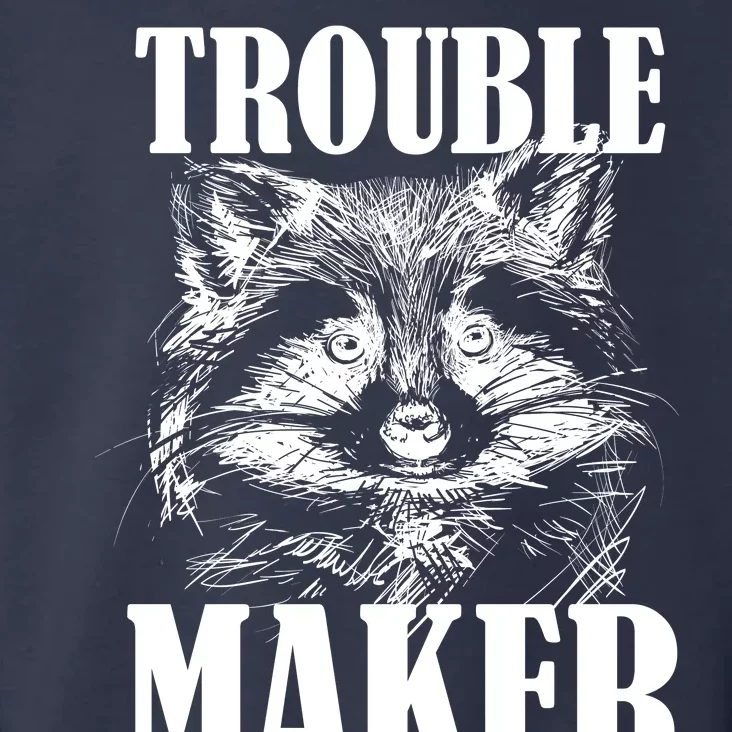 Trouble Maker Funny Raccoon Toddler Hoodie