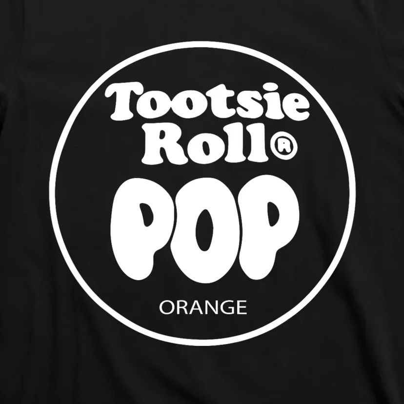 Tootsie Roll Pops Orange Funny Candy Group Halloween Costume T-Shirt