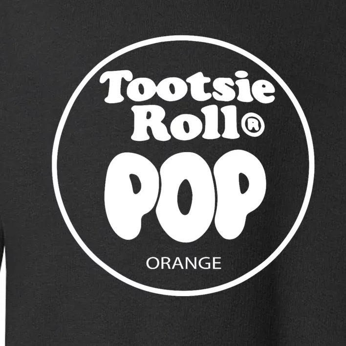 Tootsie Roll Pops Orange Funny Candy Group Halloween Costume Toddler Sweatshirt