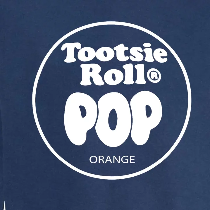 Tootsie Roll Pops Orange Funny Candy Group Halloween Costume Garment-Dyed Sweatshirt