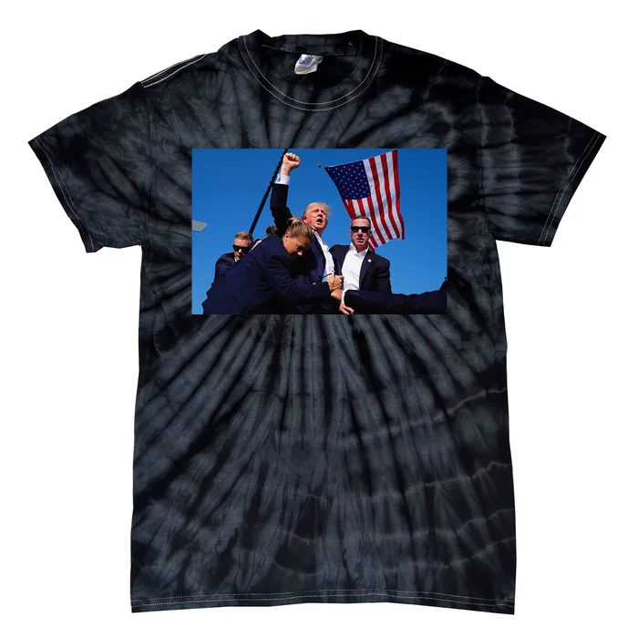 Trump Rally Pray For President Trump God Bless Trump Tie-Dye T-Shirt