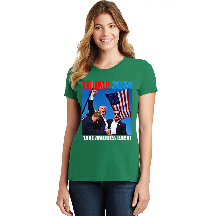 Trump Rally Pray For President Trump God Bless Trump Women's T-Shirt