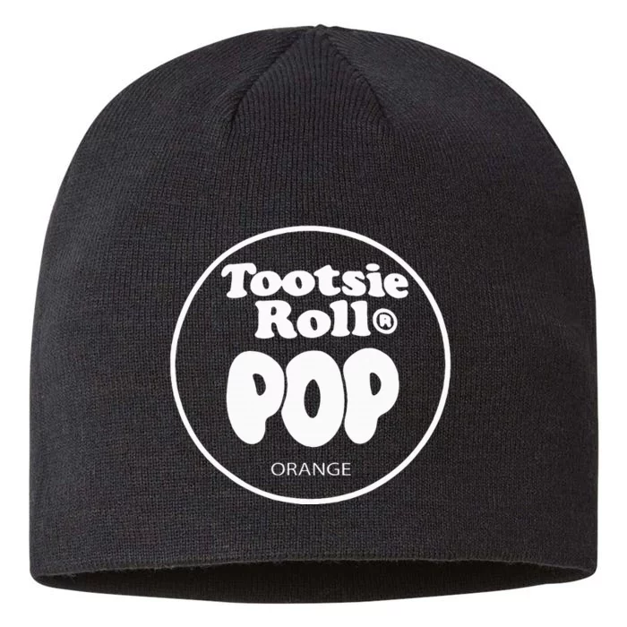 Tootsie Roll Pops Orange Funny Candy Group Halloween Costume 8 1/2in Sustainable Knit Beanie