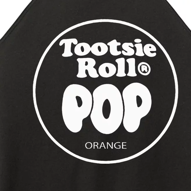 Tootsie Roll Pops Orange Funny Candy Group Halloween Costume Women’s Perfect Tri Rocker Tank