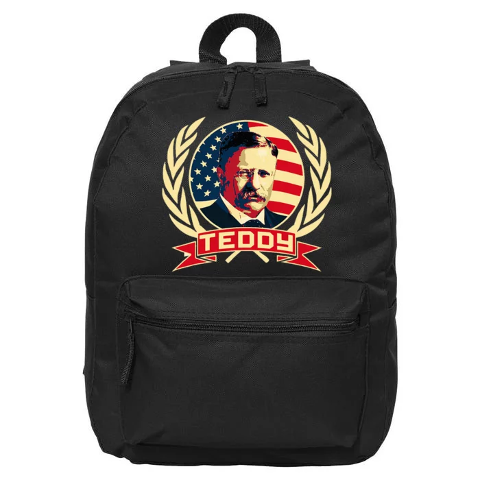 Theodore Roosevelt. President Teddy. American Stars. 16 in Basic Backpack