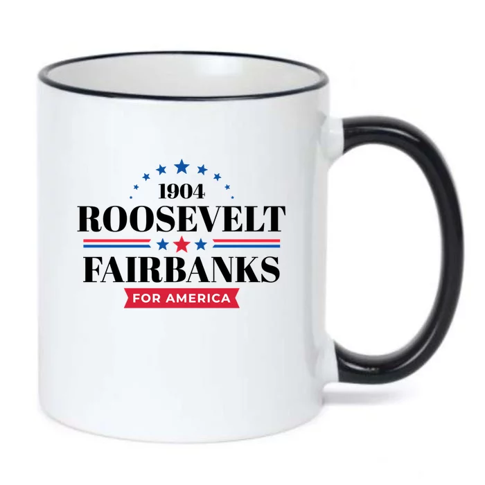 Teddy Roosevelgift President Theodore Campaign Gift Black Color Changing Mug