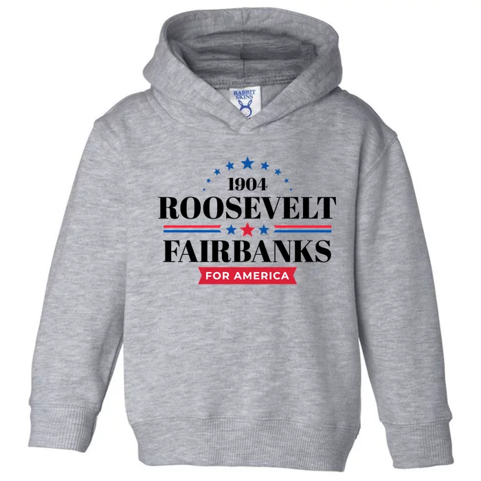 Teddy Roosevelgift President Theodore Campaign Gift Toddler Hoodie