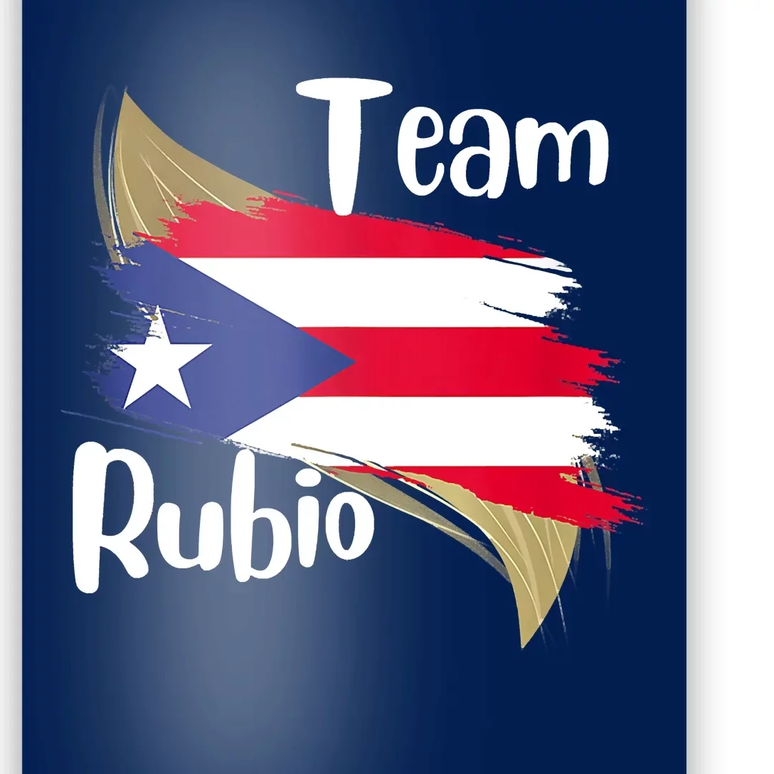 Team Rubio Puerto Rico PR Flag Pride Poster