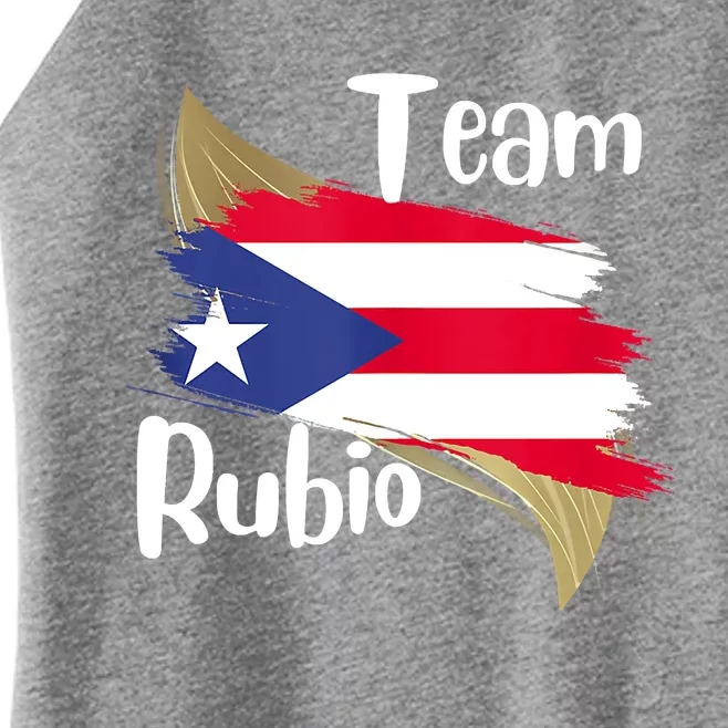 Team Rubio Puerto Rico PR Flag Pride Women’s Perfect Tri Rocker Tank