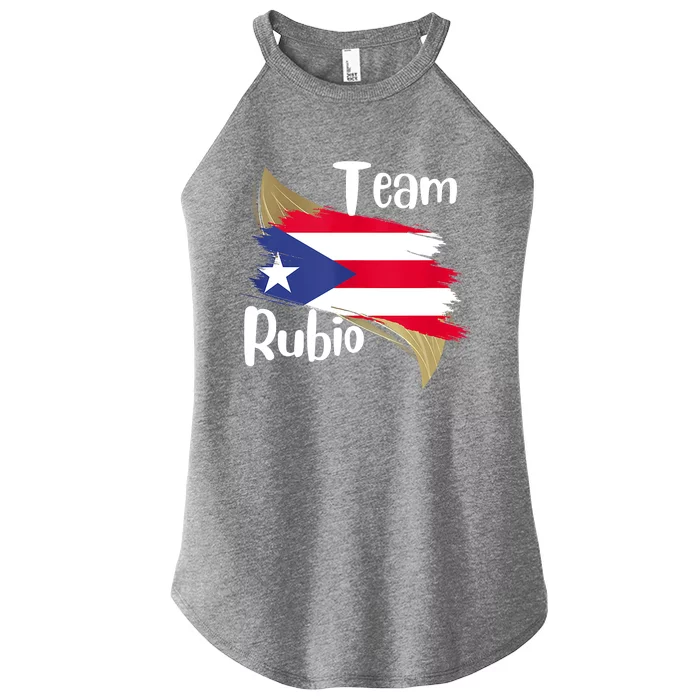 Team Rubio Puerto Rico PR Flag Pride Women’s Perfect Tri Rocker Tank