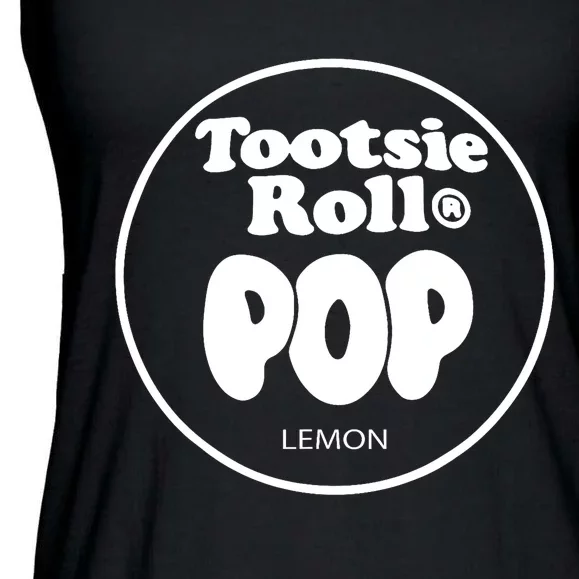 Tootsie Roll Pops Lemon Funny Candy Group Halloween Costume Ladies Essential Flowy Tank