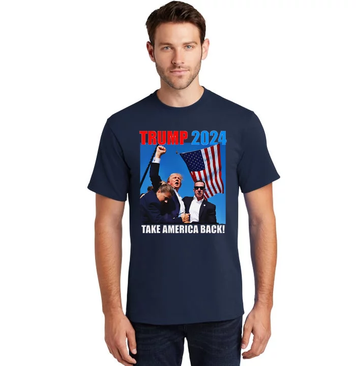 Trump Rally Pray For President Trump God Bless Trump Tall T-Shirt