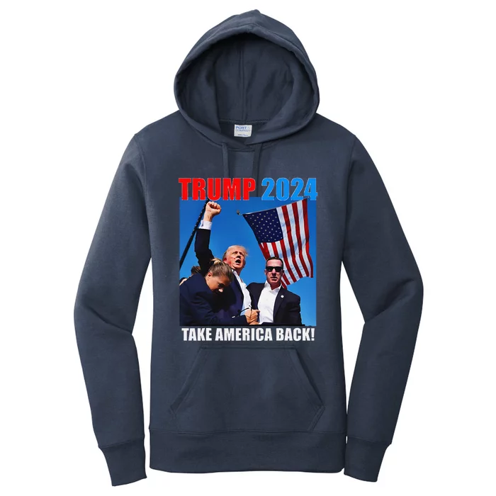 Trump Rally Pray For President Trump God Bless Trump Women's Pullover Hoodie