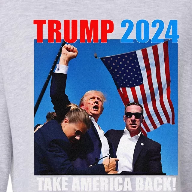 Trump Rally Pray For President Trump God Bless Trump Cropped Pullover Crew