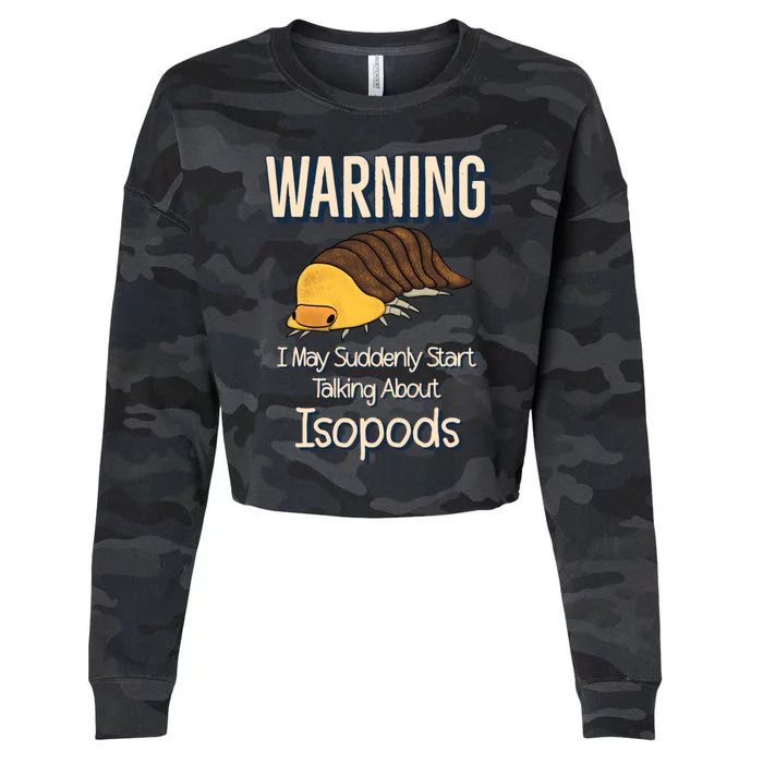 Terrarium Roly Poly Pill Bug Lover Funny Rubber Ducky Isopod Cropped Pullover Crew