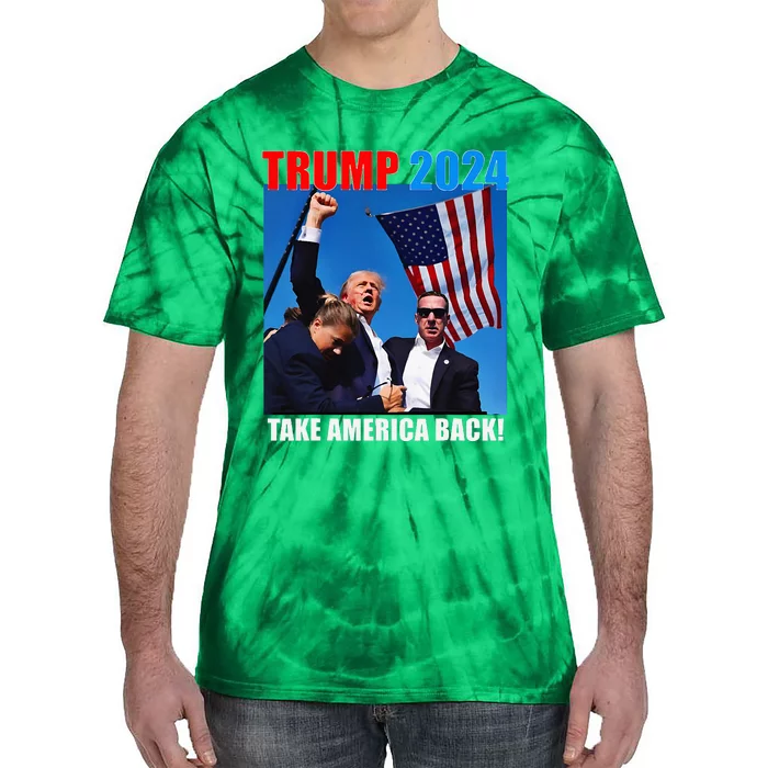 Trump Rally Pray For President Trump God Bless Trump Tie-Dye T-Shirt