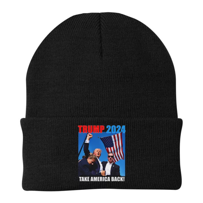 Trump Rally Pray For President Bold Design Knit Cap Winter Beanie