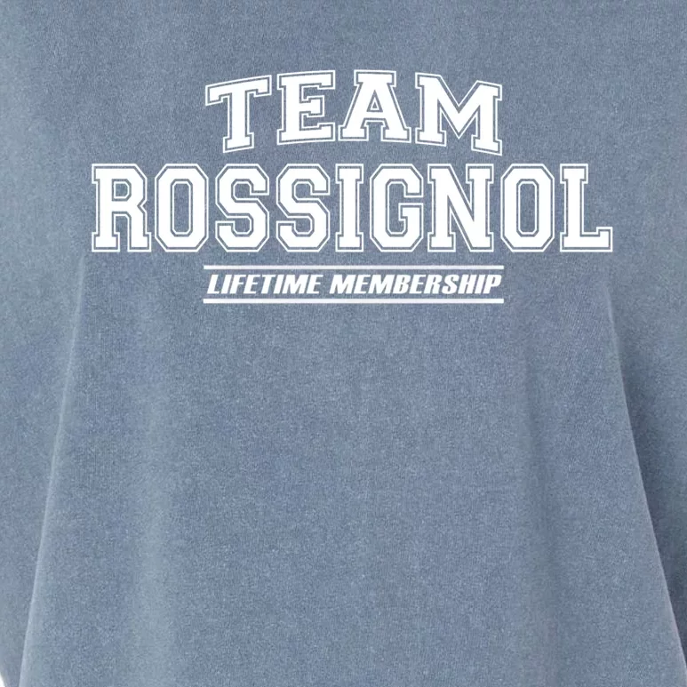 Team Rossignol Proud Family Surname Last Name Cute Gift Garment-Dyed Women's Muscle Tee