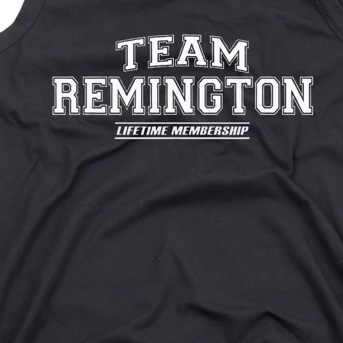 Team Remington Proud Family Surname Last Name Gift Tank Top