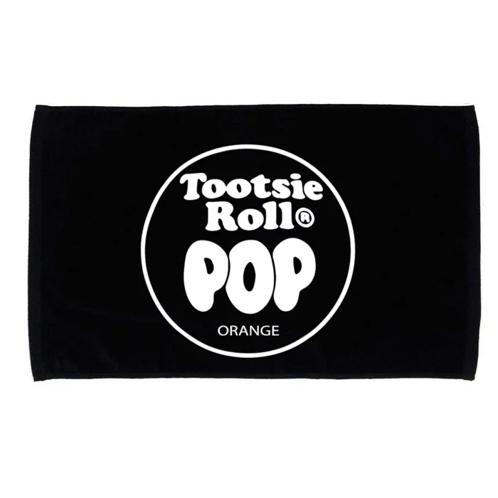 Tootsie Roll Pops Orange Funny Candy Group Halloween Microfiber Hand Towel