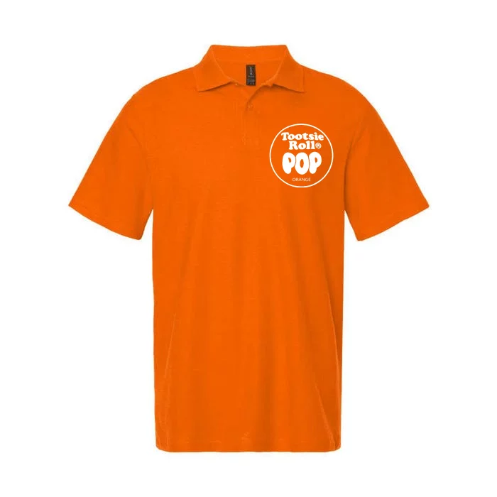 Tootsie Roll Pops Orange Funny Candy Group Halloween Softstyle Adult Sport Polo